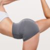 Breathable High Waist Solid Yoga Shorts - Image 4