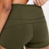 Breathable High Waist Solid Yoga Shorts - Image 8
