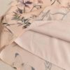Butterfly Flower Print Silk High Waist A-Line Midi Skirt - Image 5