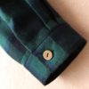 Button Through Drawstring Waist Plaid Shirt Dress - Image 2