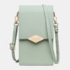 Card Slots Hasp Crossbody Shoulder Bag - Image 4