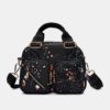 Casual Handbag Flower Printed Crossbody Bag - Image 4