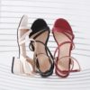 Casual Low Square Heels Pu Sandals - Image 4