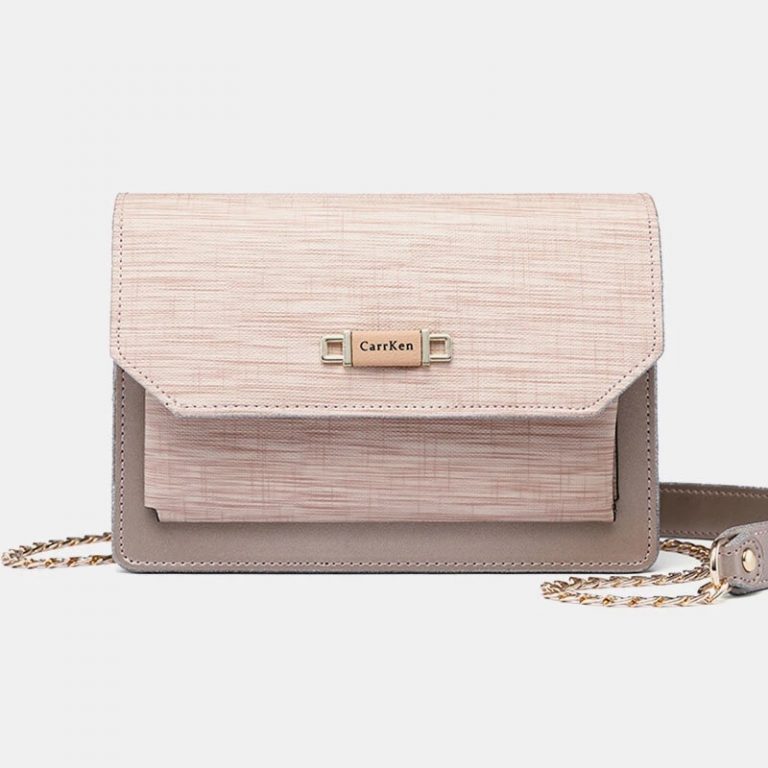 Chain Patchwork Crossbody Bag Shoulder Bag - Image 4