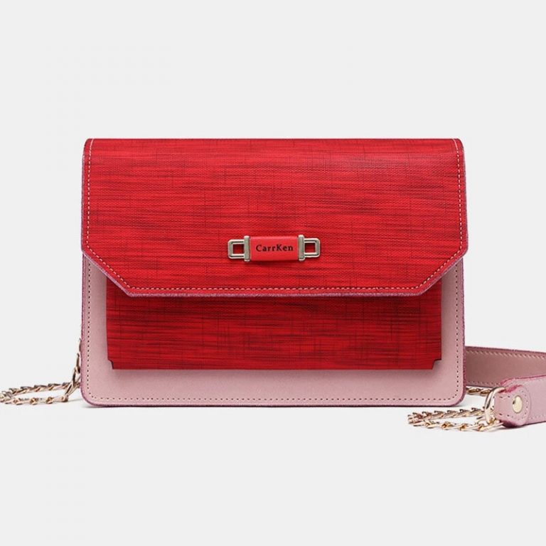 Chain Patchwork Crossbody Bag Shoulder Bag - Image 5