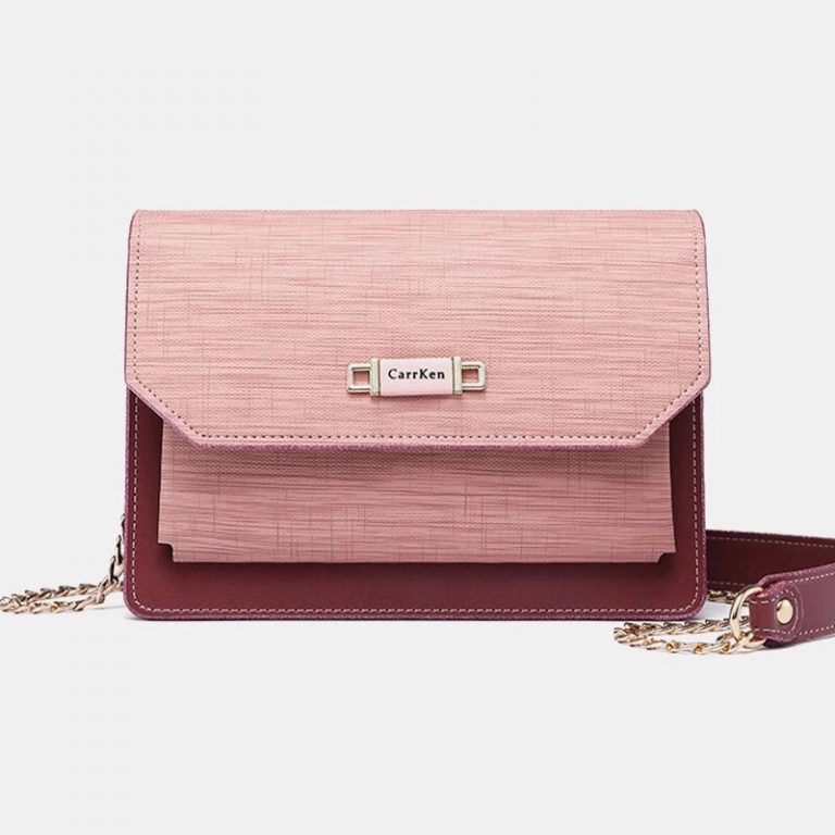Chain Patchwork Crossbody Bag Shoulder Bag - Image 6
