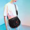 Character Flower Printed Crossbody Shoulder Bag
