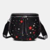 Character Flower Printed Crossbody Shoulder Bag - Image 2