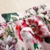 Charming Flower Print High Waist Mid-Calf Skirt - Image 4