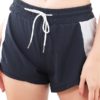 Contrast Color Fake Two-Piece Sports Short Pants