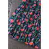 Cotton Flower Print Fashion High Waist Long Skirt - Image 4