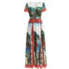 Designer Painting Print Sexy V Neck Party Maxi Dresses - Image 3