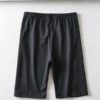 Elastic Waist Letter Printed Yoga Shorts - Image 2
