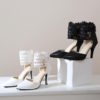 Fashion Ankle Wrap Lace High Heels Sandals - Image 6