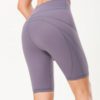 Fashion High Waist Yoga Half Legging - Image 13