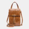 Fashion Tassel Phone Shoulder Bag - Image 2