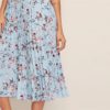 Floral Pleated High Waist Boho Wrap Long Dresses - Image 9