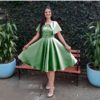 Formal Evening Solid Color Fashion Mini Dress - Image 2