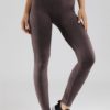 Frosted Seamless Athletic Gym Leggings - Image 3