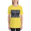 I Love My Husband But I Also Love Me Some Jeter Dark Back Unisex Premium T-Shirt - Image 4