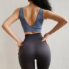 Mid Support Seamless Workout Fitness Bras - Image 11