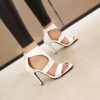 Open Toe Stiletto High Heels Sandals - Image 6