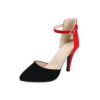 Pointed Toe Mixed Color High Heels Sandals - Image 7
