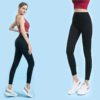 Pure Color Lightweight High Waist Yoga Leggings - Image 7