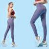 Pure Color Lightweight High Waist Yoga Leggings - Image 8