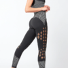 Seamless Hollow Out Athletic Fitness Workout short blouses - Image 12