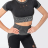 Seamless Hollow Out Athletic Fitness Workout short blouses - Image 13