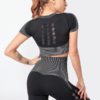 Seamless Hollow Out Athletic Fitness Workout short blouses - Image 14