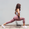 Seamless Mesh Running Sport Tights Capri Pants - Image 6