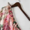 Sexy Off Shoulder Cascading Ruffle Chiffon Maxi Dress - Image 7