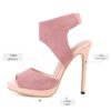 Sexy Peep Toe Stiletto High Heels Sandals - Image 3