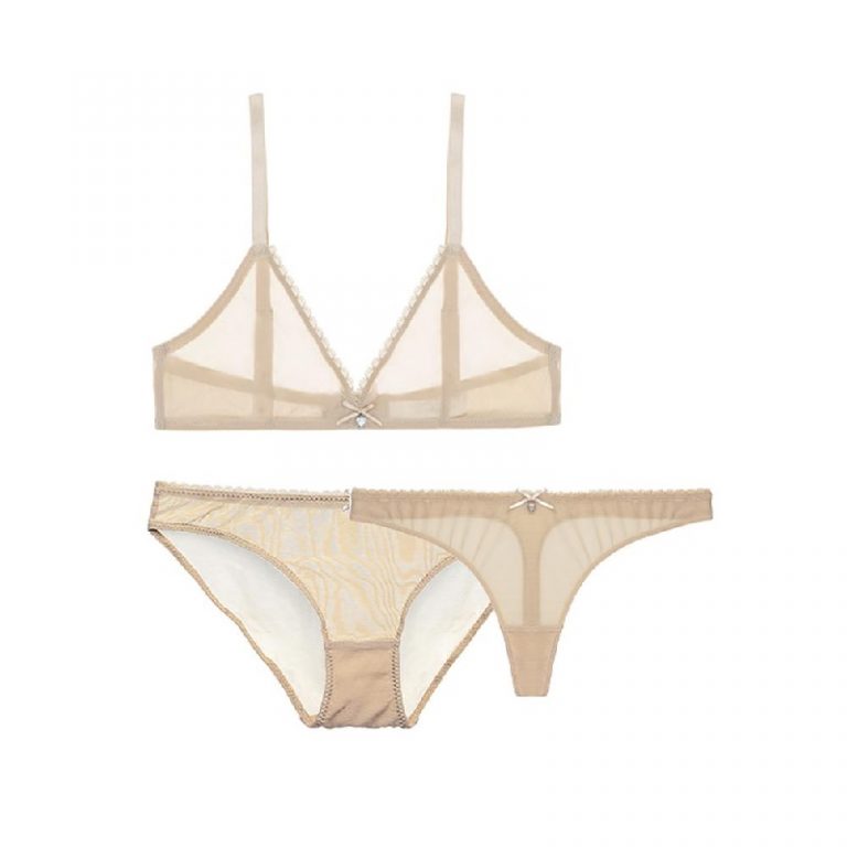 Sexy See Through Wire free Bra Set And Panties Set - Image 8