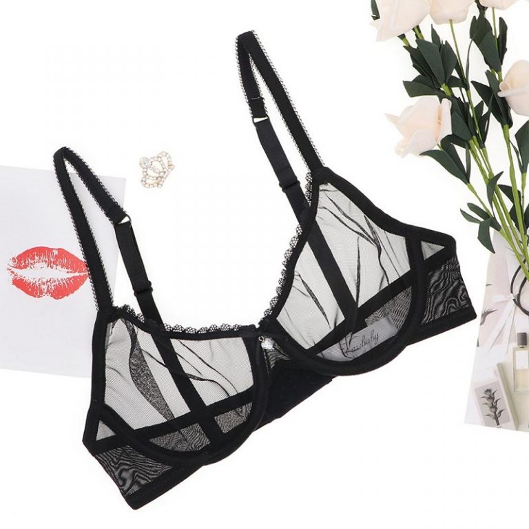 Sexy lace see through plus size lingerie - Image 4