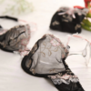Sexy transparent lingerie lace embroidery thin bra set - Image 11