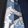 Silk Print Patchwork Wool Knitting High Waist Skirt - Image 6