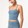 Soft Nylon Workout Fitness Bras Crop Tops - Image 17