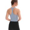 Soft Nylon Yoga Blouses Gym T-Shirt
