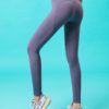 Solid Quick Drying Butt Lifter Tight Sports Leggings