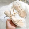Strappy Flat Rubber Sole Sewing Casual Sandals - Image 3
