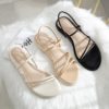 Strappy Flat Rubber Sole Sewing Casual Sandals - Image 4