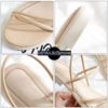 Strappy Flat Rubber Sole Sewing Casual Sandals - Image 5