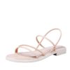 Strappy Flat Rubber Sole Sewing Casual Sandals - Image 7
