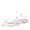 Strappy Flat Rubber Sole Sewing Casual Sandals - Image 8