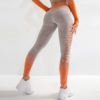 Striped Hip Enhancing Running Gym Fitness Leggings - Image 2