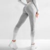 Striped Hip Enhancing Running Gym Fitness Leggings - Image 4
