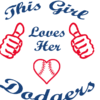 This Girl Loves Her Dodgers Unisex Premium T-Shirt - Image 5